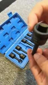 1/2" Drive Impact Spline Bit Socket Set CR-MO Torx Allen Wrench Set Socket Type Headset Octagonal T30 T40 T45 T50 T55 T60 T70 T80 for fit Manual Pneumatic Wrenches