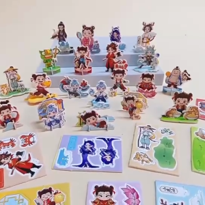 Puzzle Teka-teki 3D nezha Diy 3D tangki dinosaurus / mainan anak-anak hadiah souvenir
