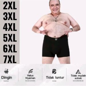 ISI 3 Pcs Celana dalam Boxer Jumbo/Boxer besar /CD Boxer Jumbo