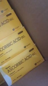 Hộp 50 ống Vitamin C Hàn Quốc (5 vỉ) giúp da trắng sáng