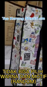Tas Karung Serbaguna, Tas Laundry, dan Tas Belanja Ukuran 50x55x25cm
