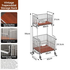 Multi-functional Tiered Storage Rack