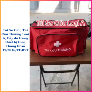 Túi Sơ Cứu Túi Y Tế Loại (ABC) kèm nẹp gỗ - Đầy đủ 27 trang thiết bị theo TT số 19 của BYT