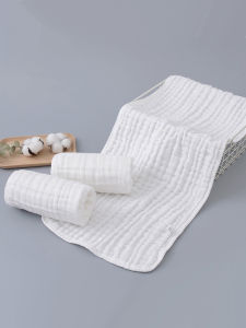 Pure Cotton Combed Cotton Six-Layer Gauze Towel Soft Absorbent Baby Pillow Case Baby Bath Towel Adult Washing Face Big Towel