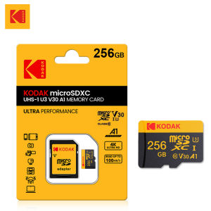 Kodak | Kodak 256GB Micro SD Card Memory Card Class 10 32GB 64GB 128GB  U3 4K High Speed Cartao De Memoria Flash Memory TF Mecard C10
