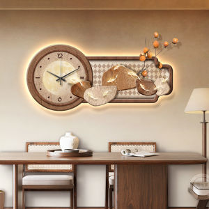 RUIBAHAO | Retro Chinese-Style Wall Clock Decorative Painting