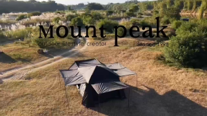 Large multi‑room family camping tent with two bedrooms and one living room accommodates 5‑8‑14 people. Extra‑large interior space ideal for family camping and group outdoor activities.