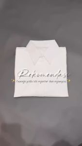 Kemeja Putih Wanita | Kemeja Kerja Wanita | Kemeja Putih Polos Formal Kasual Kantor