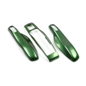 Car Key Shell Mamba Green for Porsche Panamera Macan 911 718 Taycan Boxster Tayenne 2011-2017 Remote Control Fob Case