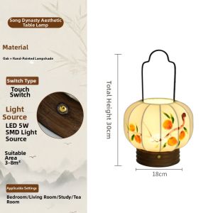 Retro Zen Study Table Lamp