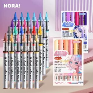 6 Màu Chất Lỏng Acrylic Bút Đánh Dấu Bộ Cho Mọi Bề Mặt Graffiti Bền Nghệ Thuật Đánh Dấu Cần Thiết Để Trở Lại Trường Học Quà Tặng Sinh Nhật