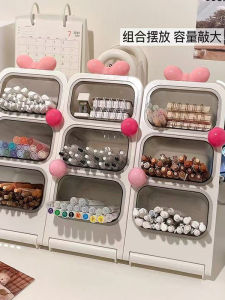 Detachable Large Capacity Desktop Multi-Functional Marker Pen Holder Slanted Insertion Style Luxury Desk Pen Bucket Storage Box