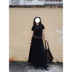 Áo Thun Cotton Tay Ngắn Cổ Tròn Ôm Vừa Vặn Cho Nữ Mùa Hè 2025 Áo Thun Thường Ngày Bằng Cotton Dành Cho Bé Gái