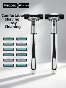 MINXOSU | Mens Double Layer Disposable Razor