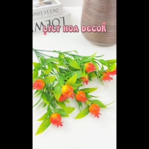 Cây Giả Cành Qủa giả Trang Trí Nhà Cửa Quán Cà Phê Decor Tết