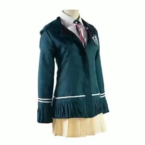 DanganRonpa Cosplay Chiaki Nanami Cosplay Costume Super Dangan Ronpa Uniforms Long-sleeved Jacket Short Skirt Loli Skirt Set