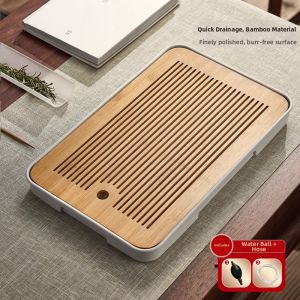 YIHUTEA | Simple and Elegant Tea Tray Square Wooden