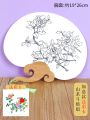Tự Làm Lược Giấy Trắng Dày Thủ Công DIY Tranh Vẽ Truyền Thống Phong Cách Cung Điện Tranh Vẽ Cho Trẻ Em Tranh Vẽ Nghệ Thuật Thư Pháp. 