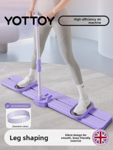 YOTTOY Skiing Machine Leg Training Device Leg Strengthener Stretching Beauty Leg Clip Assorted Fitness Equipment for Women