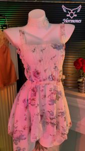 Hormones 💮💮 ชุดยั่วผัว  ชุดผ้าชีฟอง การพิมพ์ ดูผ่าน สลิง สวย พับ ใส่สบาย พร้อมส่งจากไทย