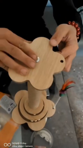 World Aifei Mall Cat scratching board wear-resistant crumb cat scratching post sisal claw board cat toy cat-teasing stick climbing frame