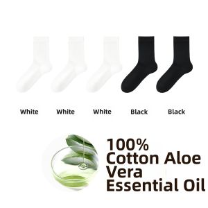 B&C.Room | 100% Cotton Pile Socks For Women Spring and Autumn Mid-calf