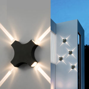 Outdoor Wall Lamp Waterproof Wall Light Modern Indoor Lighting Wall Decor for Courtyard External Wall Living Room Bedroom Home Decor Light Fixture