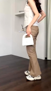 Flare Pants - Highwaist Kulot Cutbray - Celana kantor formal casual chinos stretch melar