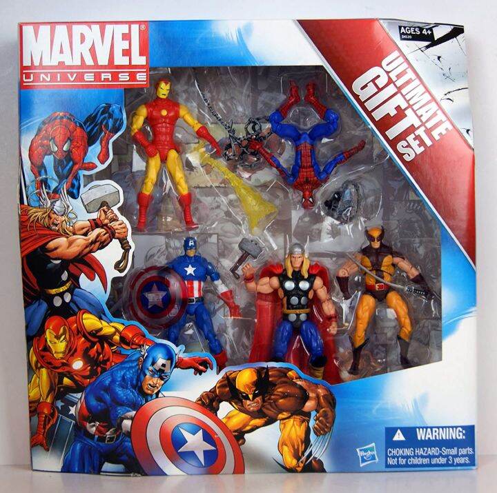 Set of marvel clearance action figures