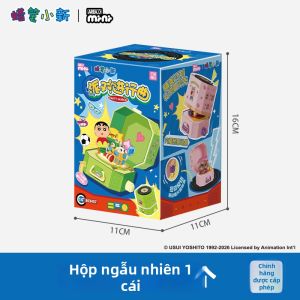 AREA-X | Bộ Đồ Chơi Xây Dựng Giáo Dục Series Máy Nghe Đĩa Crayon Shin-chan