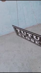 Akrilik Papan Buka Tutup Sign Open Closed