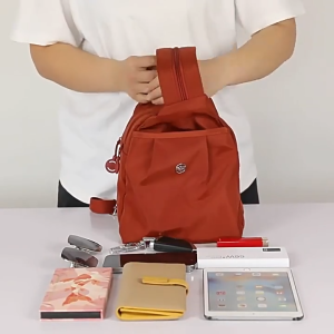 Dual Use Women Backpack/Chest Bag New Fashion Nylon Messenger Bag Outdoor Sling Bag Large Capacity
