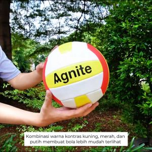 Agnite Volley Ball / Bola Voli no #5 Indoor Outdoor HIgh Quality Murah F1253