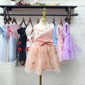 🌾 พร้อมส่ง🇨🇷 ชุดราตรีเด็ก ชุดออกงานเด็กหญิง สไตล์เจ้าหญิง no.v14