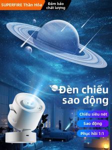 SUPERFIRE | Máy Chiếu Sao Tạo Khung Cảnh Phòng Ngủ Quà Tặng Bạn Gái Ngày Valentine