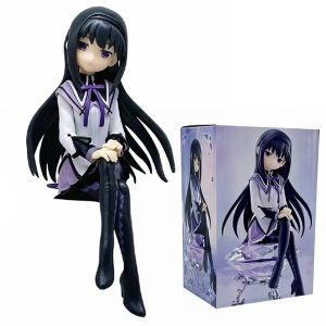 Bandai | Anime Figure Puella Magi Madoka Magica Kaname Madoka Miki Sayaka Magic Girl Action Anime Cartoon PVC Collection Desktop Gifts