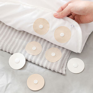 6คู่/12ชิ้นกิ๊ฟหนีบผมกันลื่นปลอกผ้านวมอเนกประสงค์ผ้าควิลท์รีดใช้งานง่ายหัวเข็มขัดป้องกันการลื่น