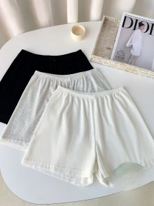 MiiOW | กางเกงขาสั้นผู้หญิง MiiOW ทรงหลวม บาง ใส่สบาย ระบายอากาศได้ดี ป้องกันแสง เหมาะกับฤดูร้อน 2025 กางเกงนอนสีพื้น