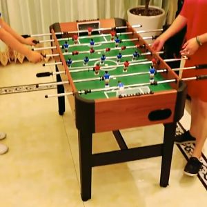 Family-Friends Interactive Football Table Arcade Game Table Family Mini Football table Football board game room Bar Party Family night