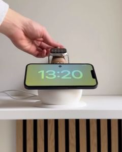 SLYCELAB 2in1 Gelato Apple Magsafe Holder for iPhone and Apple Watch 3D Printed Ice Cream Desk Decor