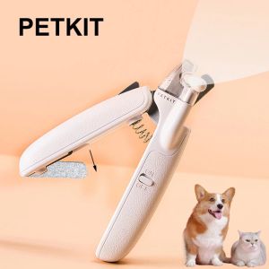 PETKIT Pet Nail Supplies Cat Dog Safety Nail Clipper with LED Light Prevent Clipping Nail Blood Vessels Grooming Cutter Trimmer