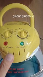 Lò Nướng Thủy Tinh Khaluck KL-658H Dung tích  17 lít(nâng vòng) Công Suất 1300W Nướng Nhanh