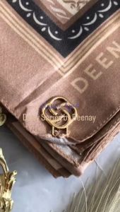 SKYSHOP HIJAB DAISY SERIES BY DEENAY SIZE 115 X115CM VOAL FINISHING SEWING kerudung segiempat motif