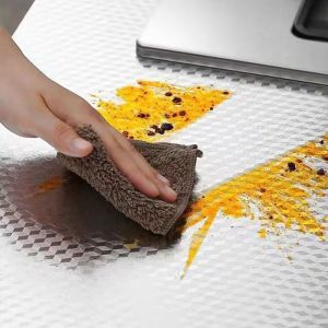Kitchen Oil-proof Sticker Self-adhesive Waterproof Wallpaper Moisture-proof Tile Cooktop Renovated Foil Film Mildew-proof