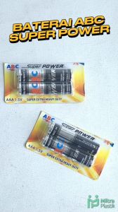 Batu Baterai ABC AAA ABC Super Power isi 2 pcs Baterai 3A Kecil