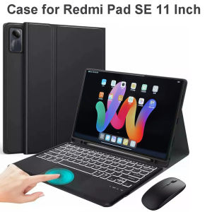 Case for Xiaomi Redmi Pad SE 11inch Detachable Bluetooth Keyboard Case For Redmi Pad SE 11