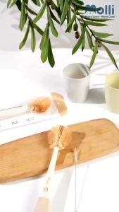 Bộ Cọ Rửa Bình Sữa 4 Chi Tiết Molli Chất Liệu Silicon TPE an toàn cho bé chịu được nhiệt độ cao