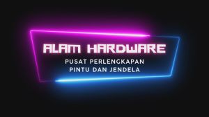 ALAM HARDWARE Gagang Pintu Type Valentin 45 Cm Dan 60 Cm Handle Pintu Baut Tembus Rumah