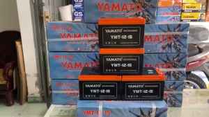 Bộ 04 bình ắc quy xe đạp điện YAMATO YMT-12-15 (12V - 15Ah) hàng chính hãng dung lượng cao độ bền cao