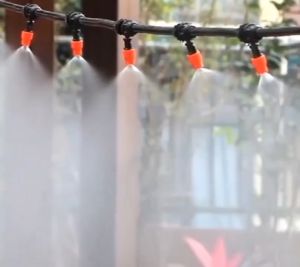 ชุดพ่นหมอก DIY+อุปกรณ์ครบชุด ชุดรดน้ำต้นไม้อัตโนมัติ รดน้ำต้นไม้พ่นหมอกหังคา ชุดพ่นรดน้ำสาย